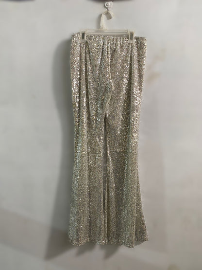 BUCKET LIST|S| B1| WAIST 26|SEQUIN FLARED PANTS