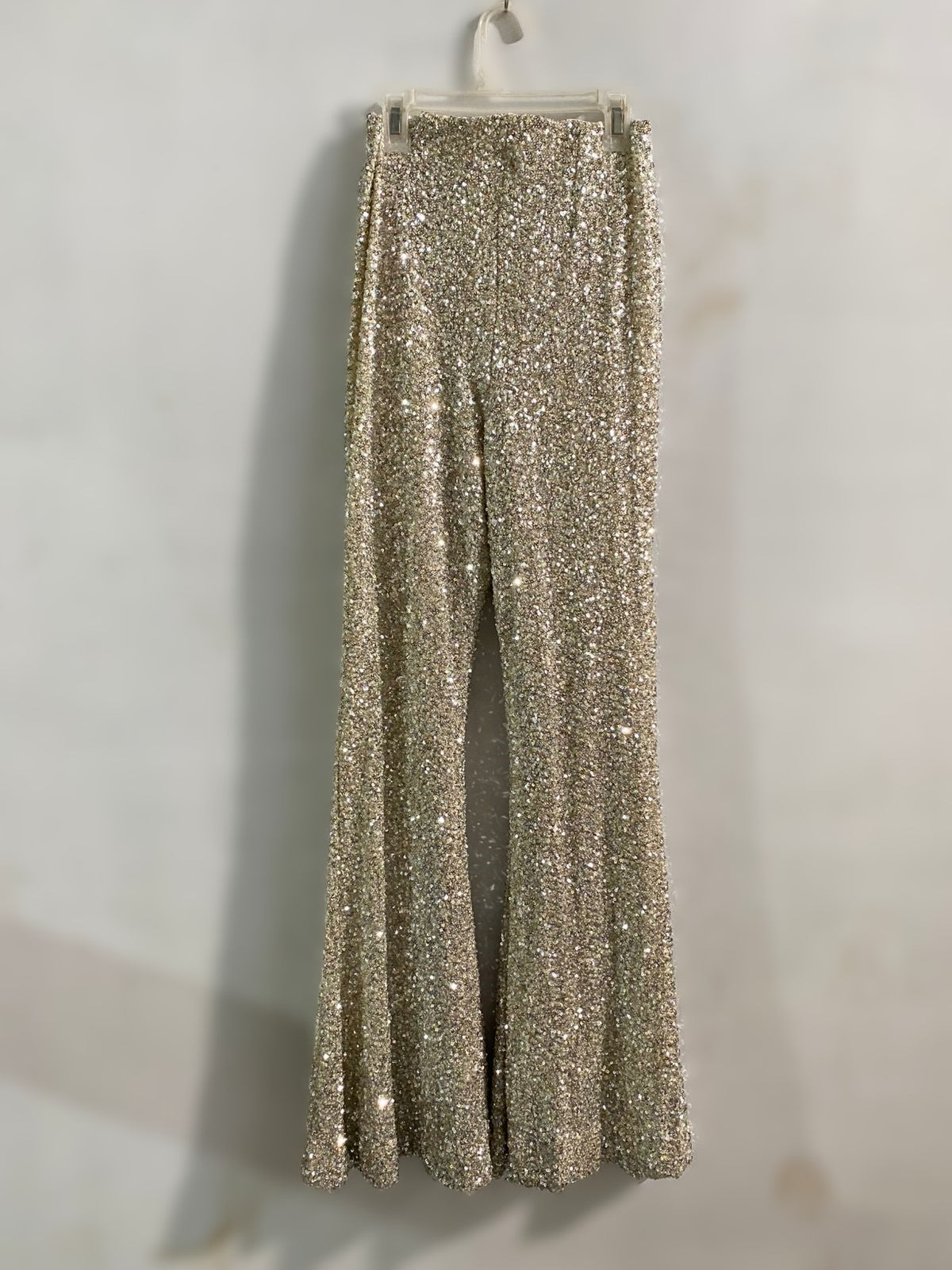 HUTCH & BARNA|XS|WAIST 22|SEQUIN FLARED TROUSERS