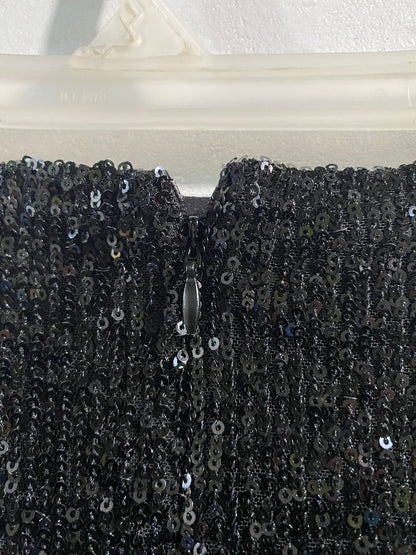 LOVE ON A HANGER|S|WAIST 26|BLACK SEQUIN MINI SKIRT