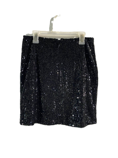 LOVE ON A HANGER|S|WAIST 26|BLACK SEQUIN MINI SKIRT