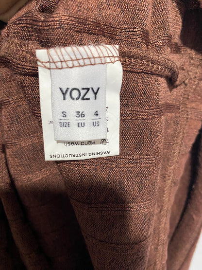 YOZY|S|BUST 14| SLEEVELESS KNITTED DRESS IN BROWN