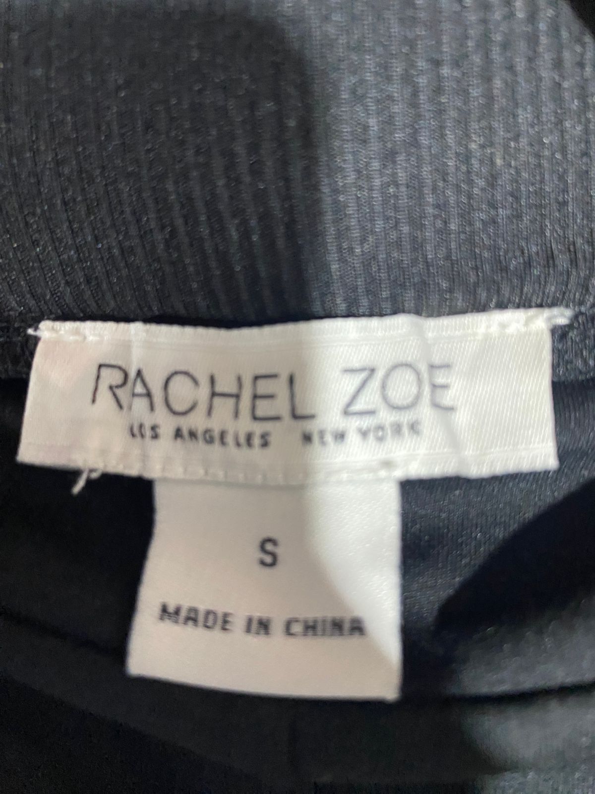 RACHEL ZOE|S/M|WAIST 28|BLACK SLACKS PANTS WITH A WIDE WAISTBAND