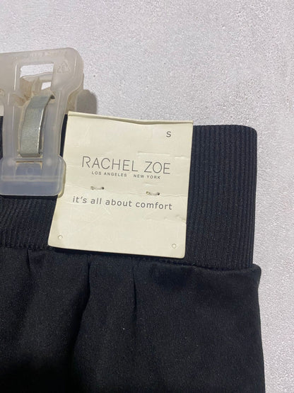 RACHEL ZOE|S/M|WAIST 28|BLACK SLACKS PANTS WITH A WIDE WAISTBAND