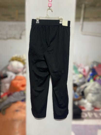 RACHEL ZOE|S/M|WAIST 28|BLACK SLACKS PANTS WITH A WIDE WAISTBAND