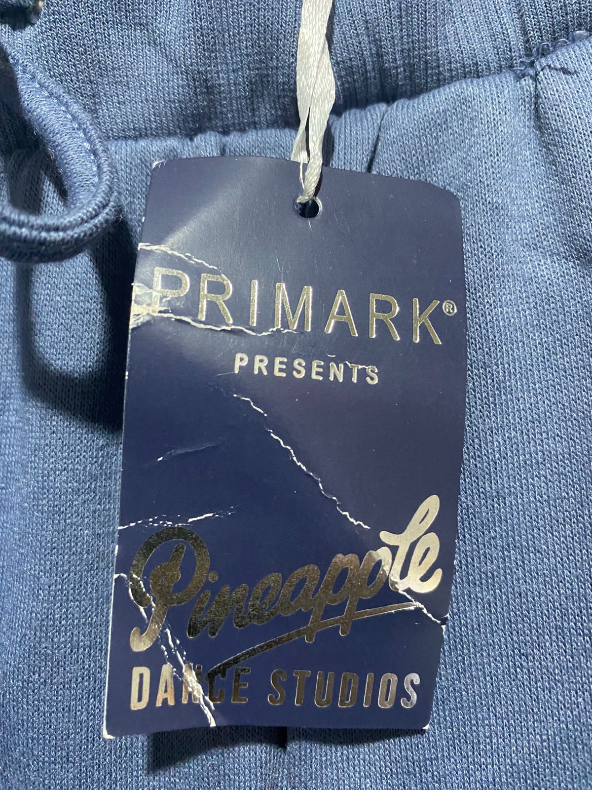 PRIMARK |XS|WAIST 24| C7| PINEAPPLE WOMEN'S BLUE JOGGER TROUSERS