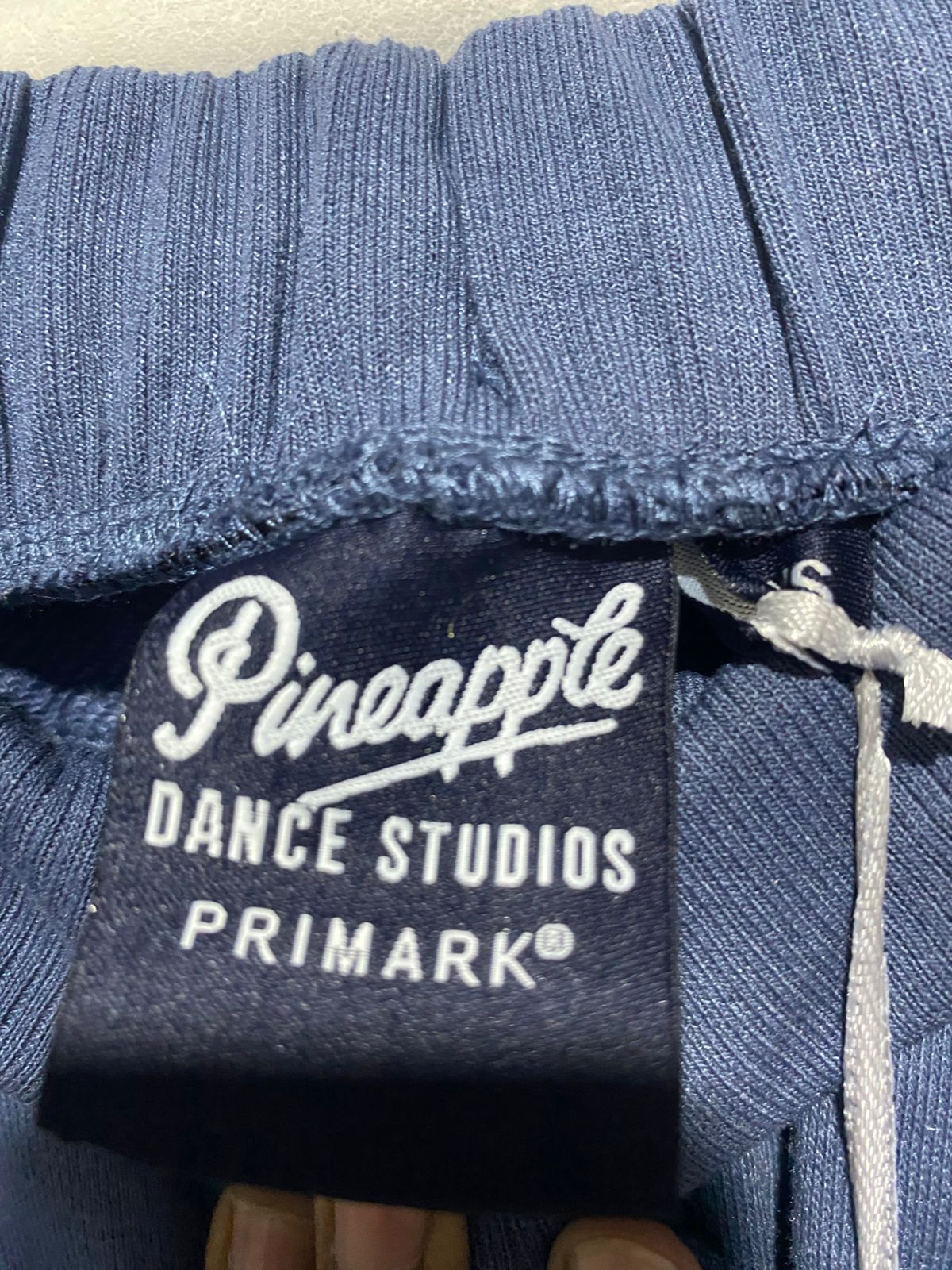 PRIMARK |XS|WAIST 24| C7| PINEAPPLE WOMEN'S BLUE JOGGER TROUSERS