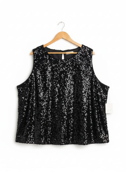LAUREN CONRAD|XXL|BUST 28|SEQUIN OPEN-BACK TOP