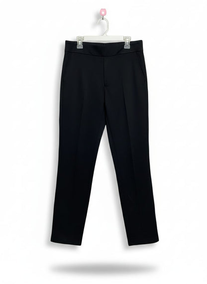 RACHEL ZOE|S/M|WAIST 28|BLACK SLACKS PANTS WITH A WIDE WAISTBAND