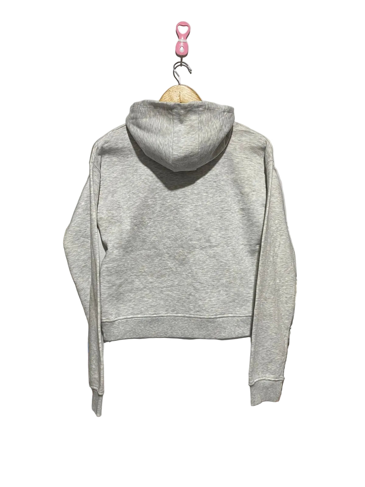 GEORGE|XS/S|BUST 19|Light Grey Marl NYC Teddy 2 in 1 Hoodie