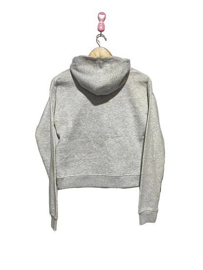 GEORGE|XS/S|BUST 19|Light Grey Marl NYC Teddy 2 in 1 Hoodie
