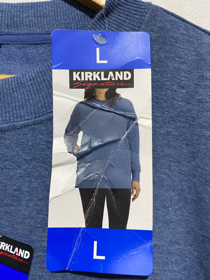 KIRKLAND|L|BUST 26| Kirkland Signature Unisex Logo Crewneck Sweatshirt