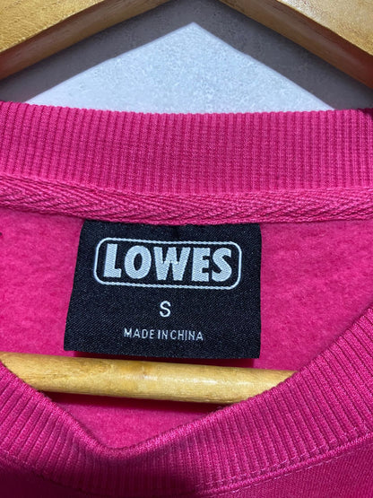 LOWES|S|BUST 21|Lowes Crew Neck Flamingo Pink Sloppy Joe