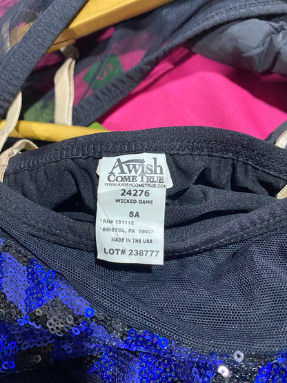 A WISH COME TRUE|XS/S|BUST 14|ACRO DANCE COSTUME UNITARD