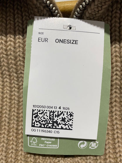 H&M|S/M|BUST 14|Solid Zip Up Knitted Vest