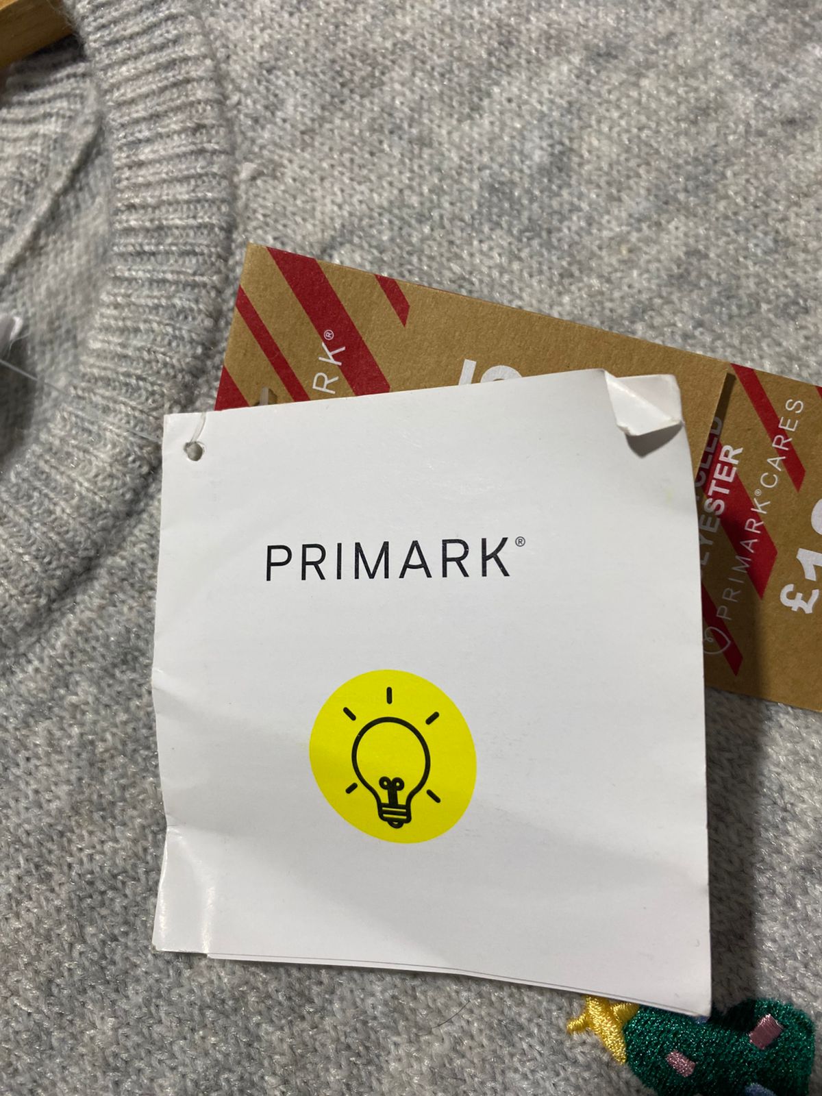 PRIMARK|S|BUST 19|'LIGHT ME UP' NOVELTY CHRISTMAS SWEATER