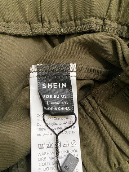 SHEIN|L|WAIST 30|Olive Green Cargo Joggers