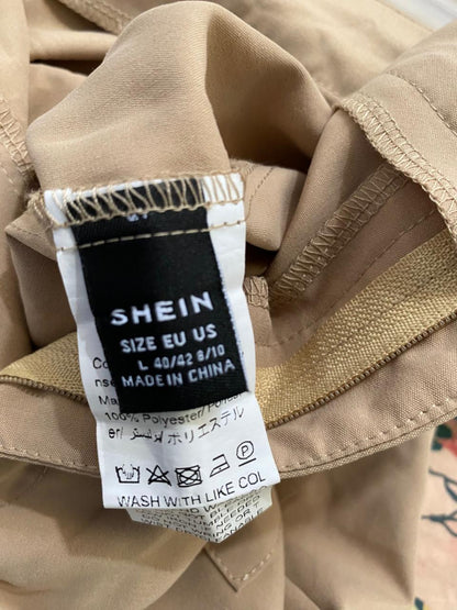 SHEIN|L|WAIST 30|Beige Cargo Joggers