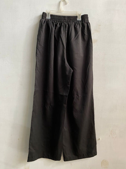 SHEIN|L|WAIST 26|Black Wide Leg Trousers