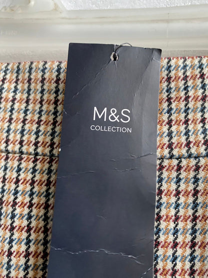 MARK&SPENCER|S|WAIST 26|High-Waist Wool Skirt