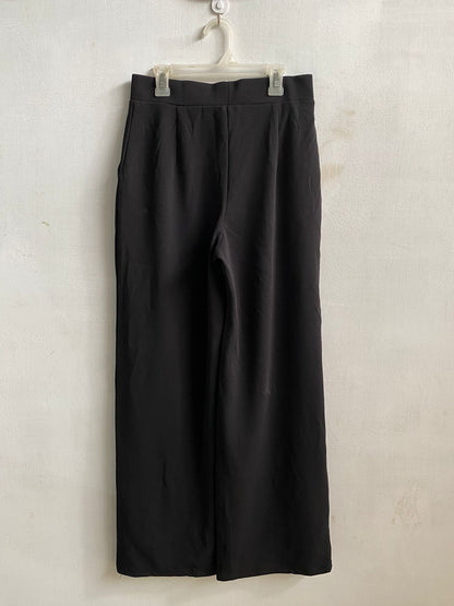 H&M|S|WAIST 28|Straight Fit Black Suit Trousers