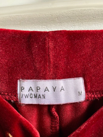 PAPAYA WOMAN|M|WAIST 30|C1| Velvet Track Sweatpants