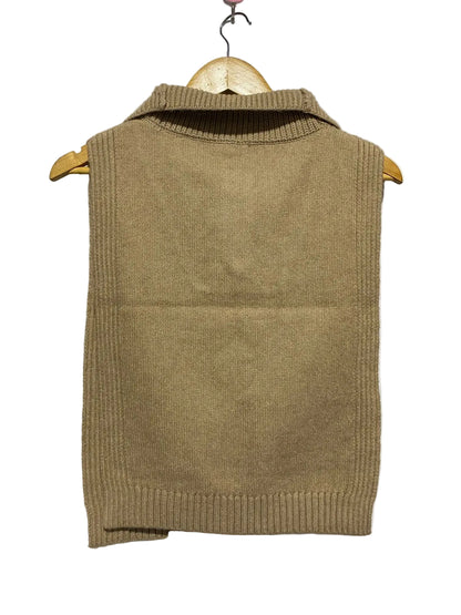 H&M|S/M|BUST 14|Solid Zip Up Knitted Vest