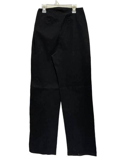 PRETTY LITTLE THING|S|WAIST 26|Black Pleated Front Straight Leg Trousers