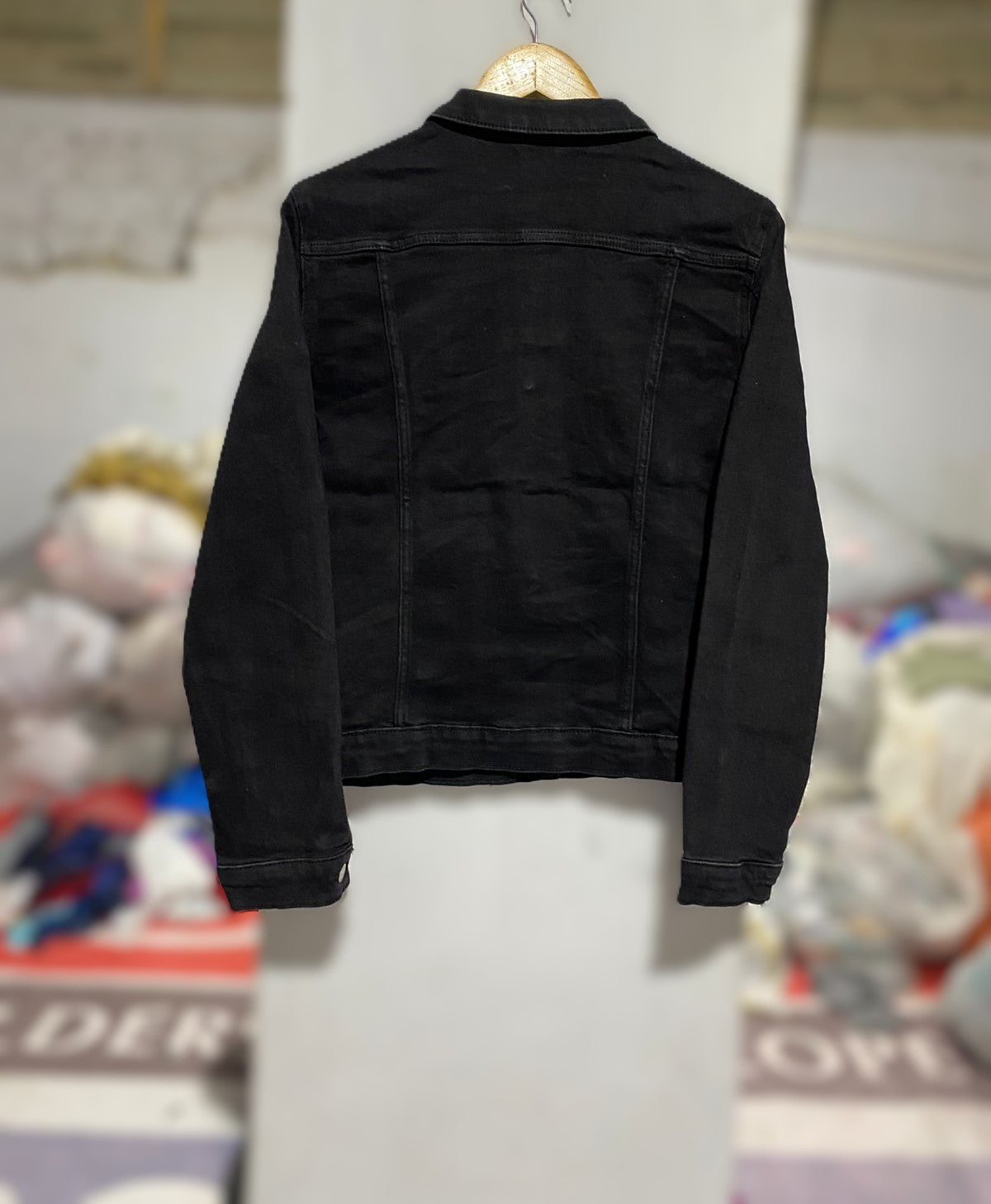 PAPAYA|L/XL|BUST 22|Black Denim Jacket for Women