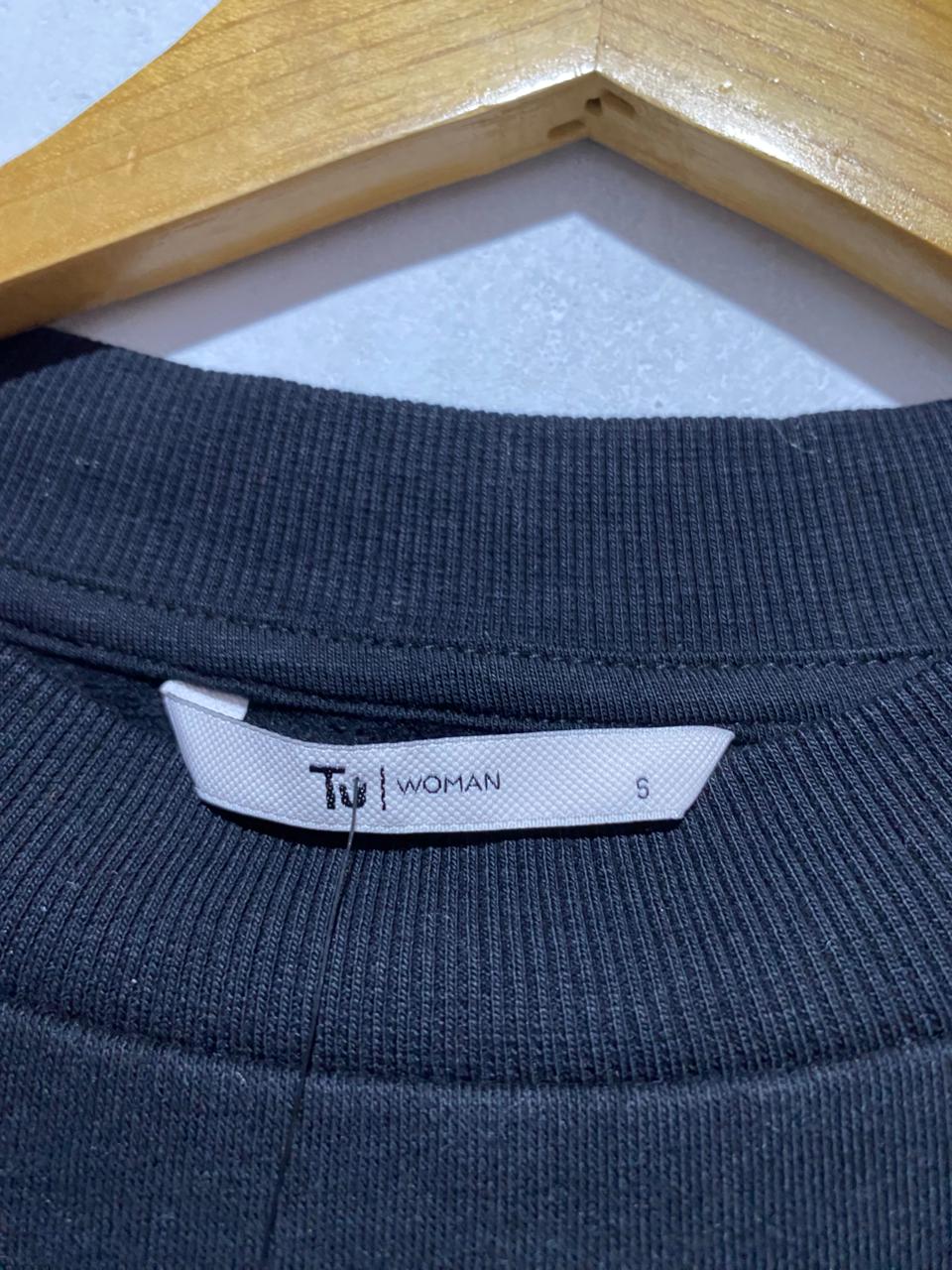 TU WOMAN|S|BUST 19| Holiday Sweatshirt, Large, Let's Christmas Boogie