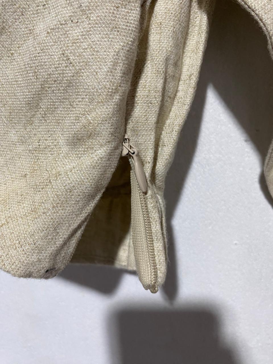 Zara|XS|BUST 16| Linen Blend Crop Shirt