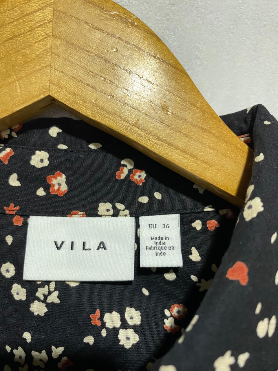 VILA|S|BUST 18|Vintage Women's Bridgeport Long-Sleeved Blouse