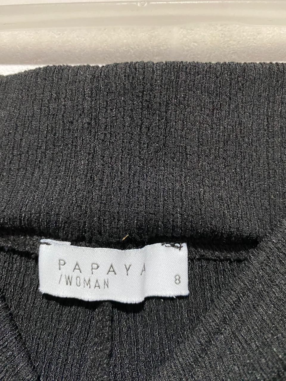 PAPAYA|S|WAIST 26| B11| High-Waisted Straight Trousers