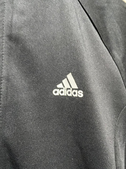 ADIDAS| S | BUST 18|PRIME GREEN BLACK TRACK JACKET WITH WHITE THREE-STRIPES