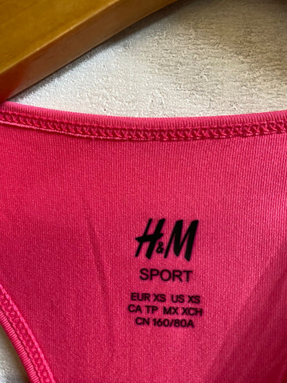 H&M SPORT|XS|BUST 13|Racerback Tank Top