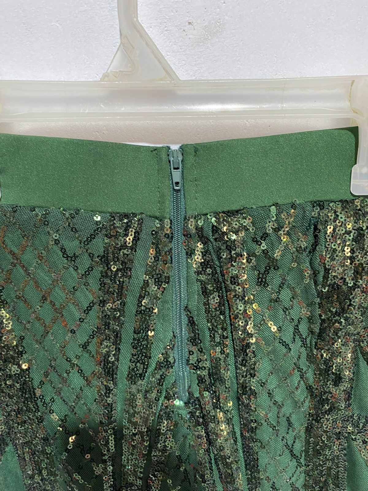 BANJUL|XS/S| DARK GREEN SEQUIN TWO-PIECE OUTFIT