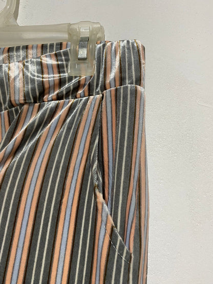 MIMO|M/L|WAIST 26| MULTI-COLOR STRIPED JOGGERS