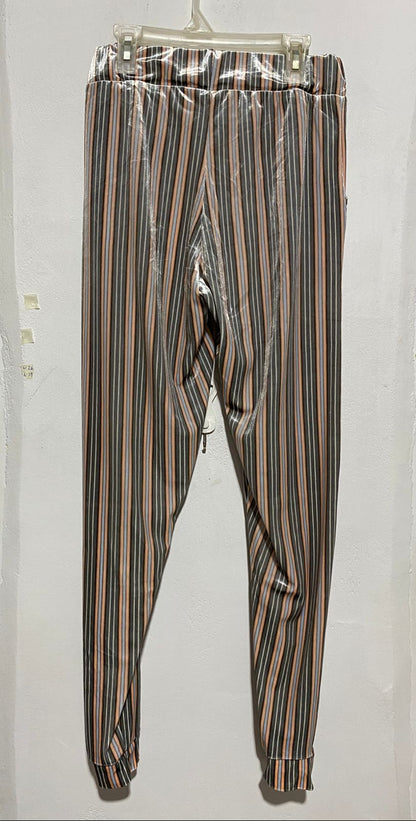 MIMO|M/L|WAIST 26| MULTI-COLOR STRIPED JOGGERS