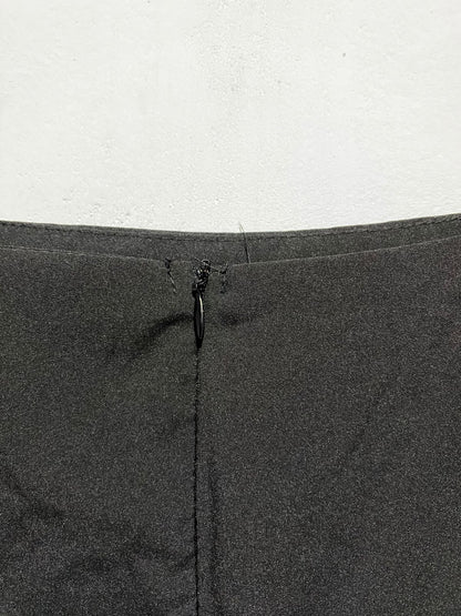 NNINE|L|BUST 17|BLACK WIDE-LEG JUMPSUIT WITH SIDE CUTOUTS