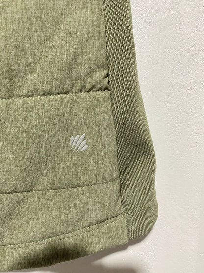 ELL&VOO|XS/S|BUST 18| Khaki Green Hooded Insulated Vest
