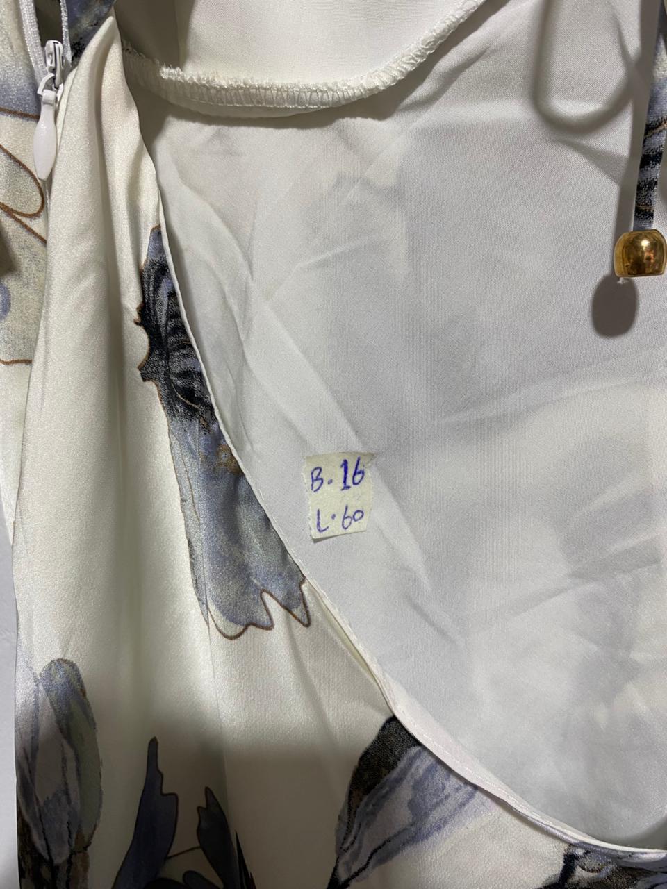 INDIKAH|L/XL|BUST 16| FLORAL PUFF SLEEVE MIDI DRESS