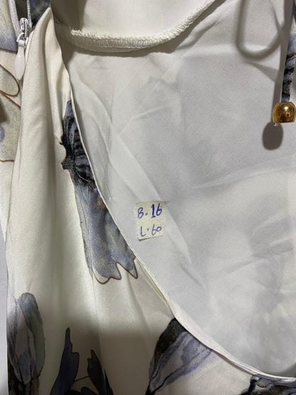 INDIKAH|L/XL|BUST 16| FLORAL PUFF SLEEVE MIDI DRESS