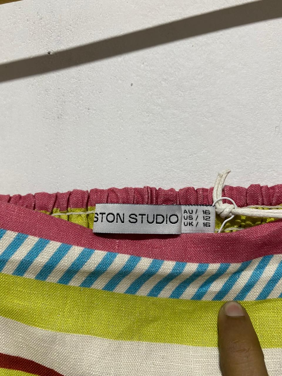 ASTON STUDIO|XL|BUST 19| PIPPA LINEN MIDI DRESS