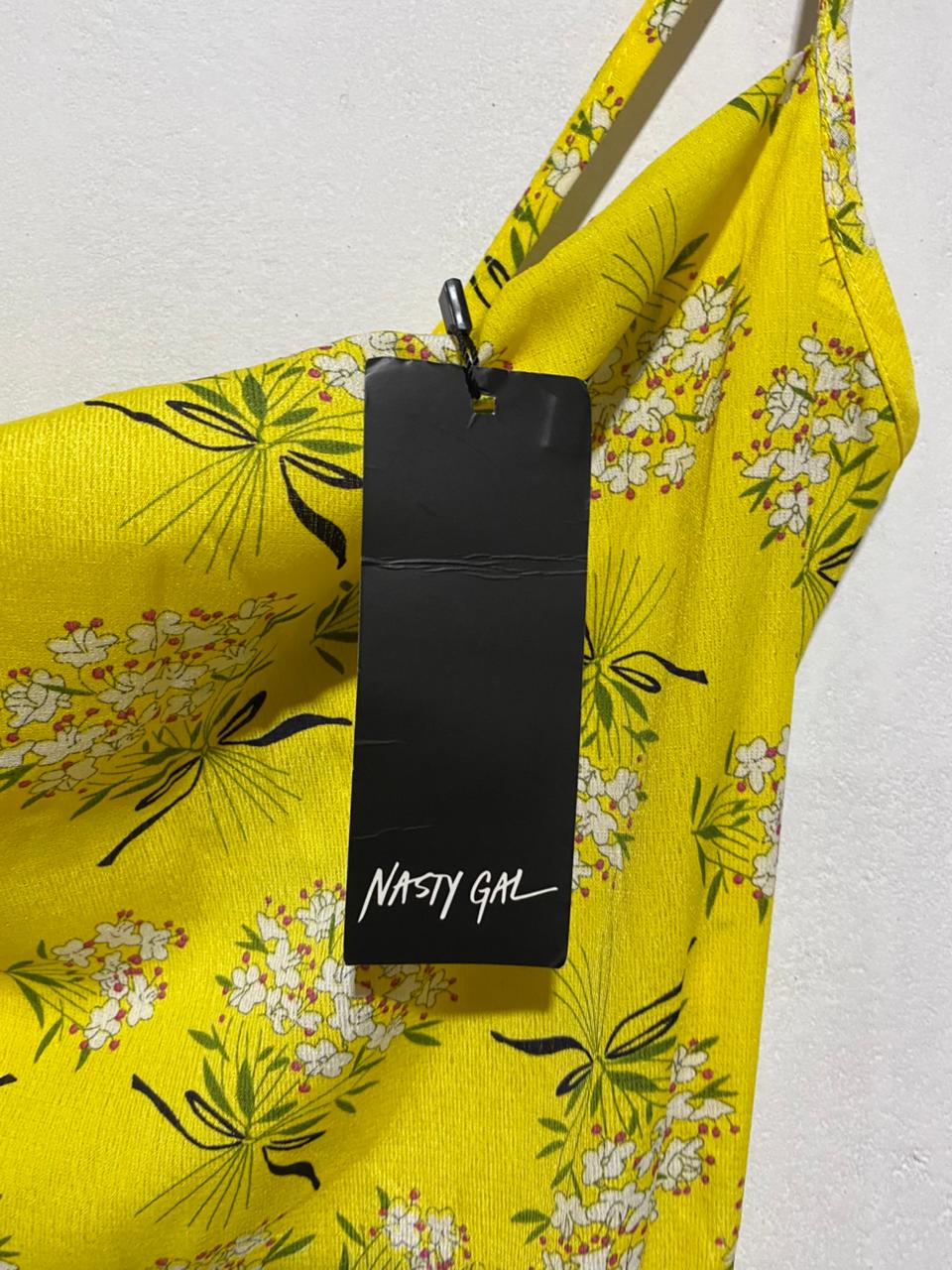 NASTY GAL|S|BUST 17|FRANKIE SILK SLIP MAXI DRESS