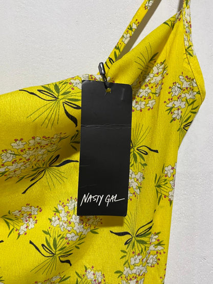 NASTY GAL|S|BUST 17|FRANKIE SILK SLIP MAXI DRESS