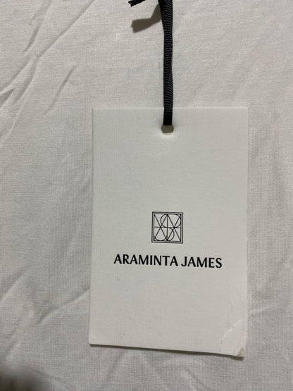 ARAMINTA JAMES|S|BUST 15|WHITE SLEEVELESS TANK TOP