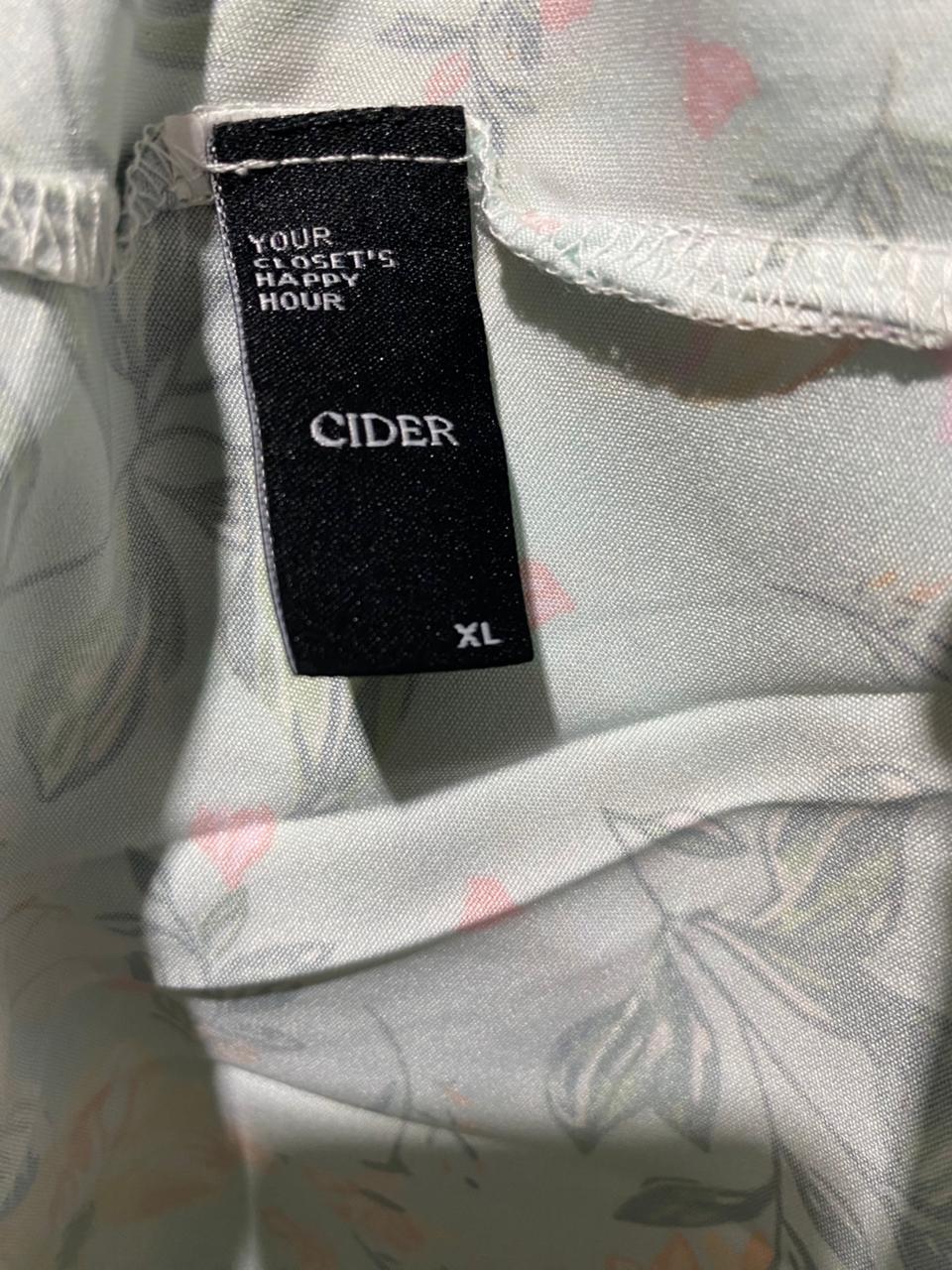 CIDER|XL|BUST 17|FLORAL PRINT SQUARE NECK MIDI DRESS