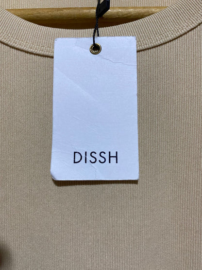 DISSH|M|BUST 14|GATHERED RIBBED DRESS