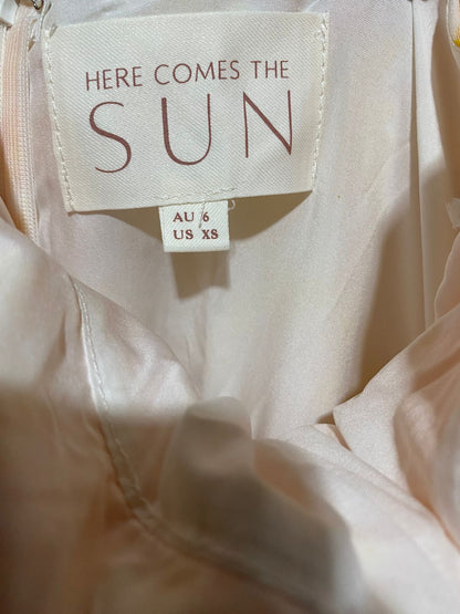 HERE COMES THE SUN|XS/S|BUST 16| PROVENCE BLOOM TIERED RUFFLE MAXI DRESS