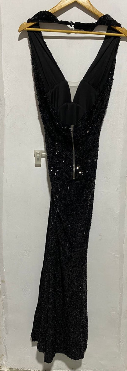 NOOKIE SENSATION PLUNGE GOWN|S/M|BUST 15