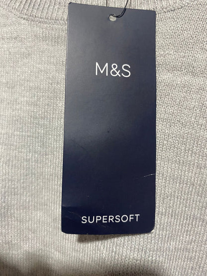 MARK&SPENCER|M|BUST 19|Supersoft Star Crew Neck Jumper